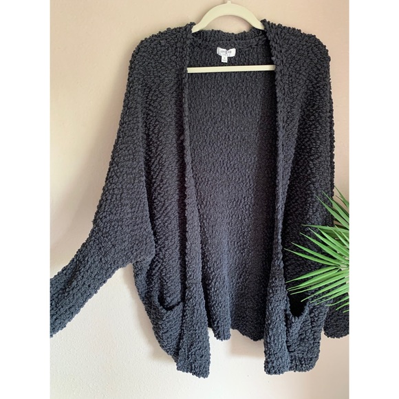 UMGEE Popcorn Cardigan Oversized Dolman Sweater - Picture 3 of 4